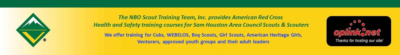 The NBO Scout Training Team Footer